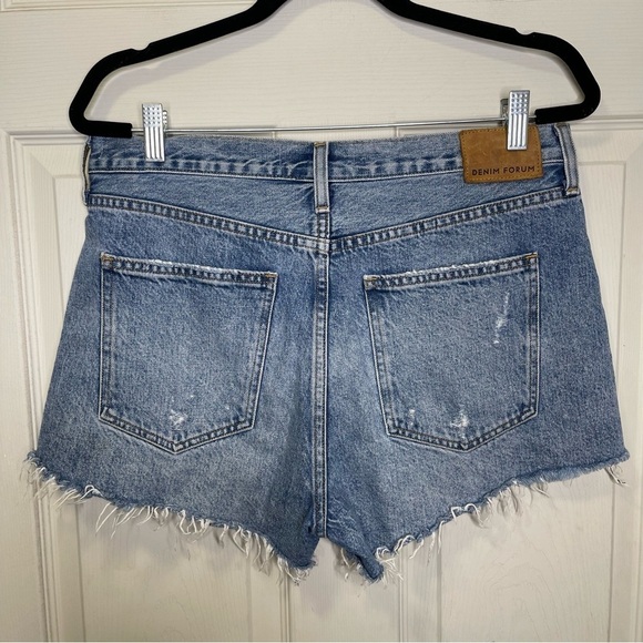 Denim Forum The Ex-Boyfriend Hi-Rise Denim
Short in Picture this Blue Sz 30 - Picture 4 of 10